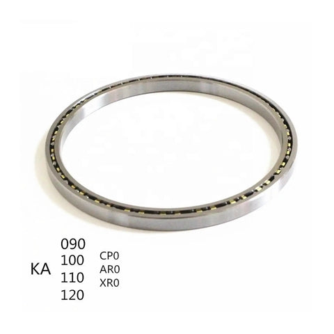 Top Shelf Thin Wall Ball Bearings With Precision Slim Section Design built like a tank for heavy duty gearboxes, silver color, slim profile.