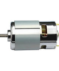 Premium 775 DC Motor Is a Smooth Operator Delivering Bone Crushing Torque at Ten Thousand RPM With Quality Ball Bearings for DIY projects.