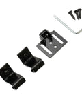 Rugged Barn Door Soft Close Mechanism With Zero Drama Buffer Damper For No Sweat Install Sliding Track Kit hardware components.