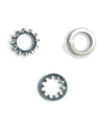 External And Internal Star Split Lock Washers Kit With 1440 Pieces showing different washer types on a white background