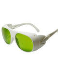 Kick Ass Eye Safety Protection Goggles for 1064NM YAG Laser Cutting and Welding with OD Plus Four Absorbing Filter and Slick Comfortable Fit view from the side.