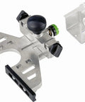 Parallel Edge Guide With Fine Adjustment For The OF 1400 Router Ultra Precise Edge Routing Increments Of One Tenth Millimeter shown with components