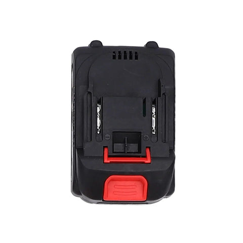 Tough As Nails Cordless Drill Set Featuring Dual Speed Control And Forward Reverse Switch Powered By Powerful Battery battery pack, top view, designed for cordless drill use.