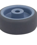 2 Inch Diameter TPR Wheel for Carts and Trolleys with 8.5mm Bore 49 by 22mm Size Quiet Roll Caster Wheel Pulley Roller Gray and Blue