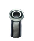 Premium Badass Ride Ready Right Hand Aluminum Heim Joint Rod End showing solid forged body and center hole for muscle cars.