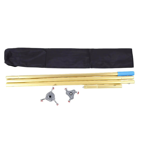 Extra Long Smoke Detector Removal Tool For Smooth Wireless Alarm Service On High Ceilings and Vaulted Rooms Using ABS head parts, aluminum poles and accessories.