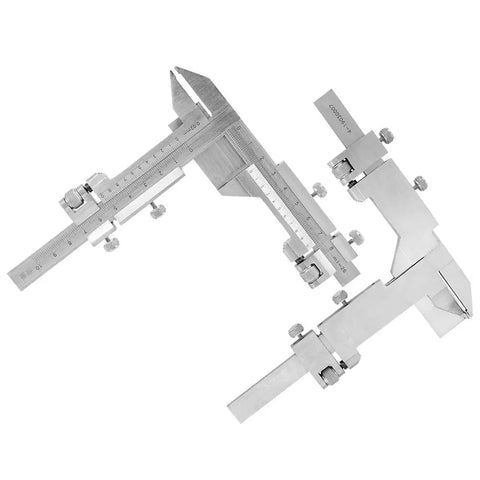 Heavy Duty Stainless Steel Vernier Caliper Built To Crush Tough Precision Jobs Measures Gear Tooth Thickness Exactly Dual Slide Scales.