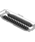 Automatic Tape Cutter Guide Plate Replacement For Metal Tape Machines Easy Install Spare Part For Warehouse And Packaging Prevents Jams Pro Grade Boosts Packing Line Productivity And Workflow, 7.3cm metal guide plate