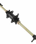 Rear Axle Complete Kit 28 Inch 710mm with 3 Stud Wheel Hub for Go Kart ATV Quad 110cc 125cc 150cc Durable Iron Rubber Painted Finish