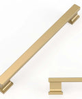 Ten Pack Champagne Bronze Cabinet Knobs Heavy Duty Drawer Pulls Rock Solid Kitchen Hardware Easy Peasy Install 7 Inch Center To Center in champagne bronze finish.