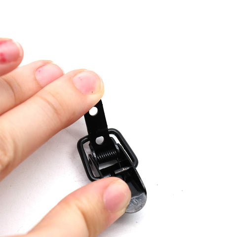Mini Size Toggle Latch Spring Loaded Black For Toolbox Drawer Cabinet And Chest Pack Of 10 201 Stainless Steel With Black Coating
