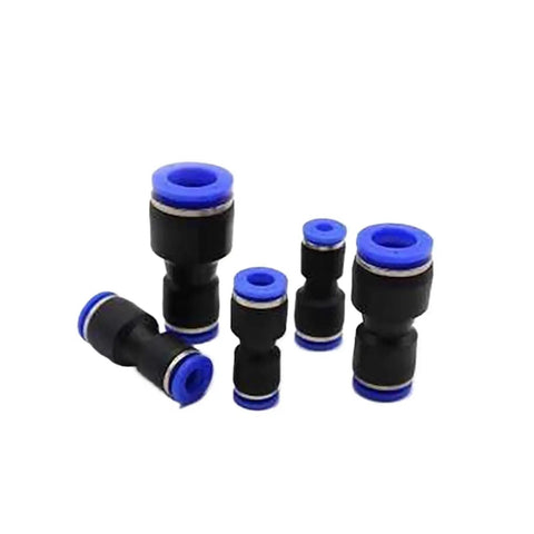 10Pcs PG Air Fittings Set for Hose 4 to 12mm Male BSPT Threads Quarter Inch Half Inch One Eighth Inch Three Eighth Inch Pneumatic Connectors black plastic push-in fittings