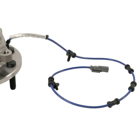 Front Wheel Bearing And Hub Assembly For Ram 2500 Heavy Duty Build Oem Replacement Specs showing wiring harness and connectors.