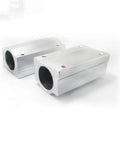 Two Pack Linear Motion Bearing Slides SCS8LUU-SCS20LUU For CNC Machines, 3D Printers, Pro Grade Precision Tools And Machinery, Aluminum Alloy Low Friction Rails With High Load Capacity, Long Life, Smooth Travel, aluminum housing