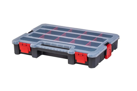 7 Pack Organizer Set With Removable Dividers And Multi Size Storage Boxes For Hardware Screws Craft Beads And Small Parts Case System