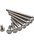 1 Pc Pure Titanium Grade 2 GR2 External Hex Bolts And Screws M2.5 M3 M4 M5 M6 M8 M10 Sizes With 45mm Length in various sizes, corrosion resistant.