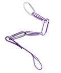 Slick Personal Anchor System For Gnarly Ascents Featuring Legit 11 mm Monster Webbing, 36-inch lightweight purple tether.