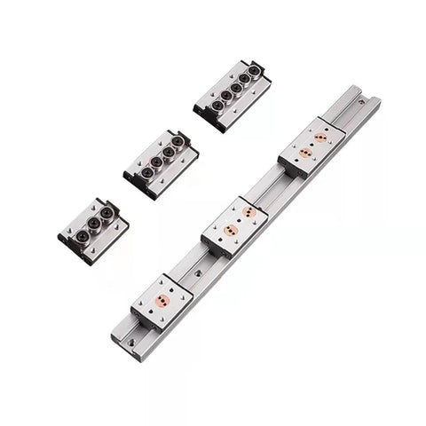 Pro-Level Rock Solid SGR35 Double Axis Linear Guide Rail System featuring Inner Roller Ball Bearings, 57.48 inch tracks and 4 sliders.