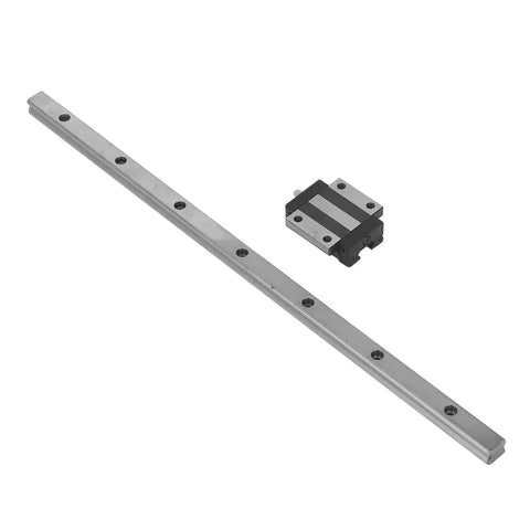 Top Tier Linear Sliding Guide Kit With Durable Bearing Steel Rail Blocks For Smooth 3D Printer, CNC Machine, And Automation Gear Upgrades At 300 Mm Length steel rail and block