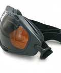 Professional Laser Safety Glasses Delivering Bulletproof OD6 Deflection For Yag Blue Green Lasers And Uv Curing Rigs side view with adjustable strap