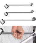 Essential Manual Pipe Bender For Spring Wire Conduit with three sizes of durable steel pipes, used for bending water pipes easily.
