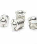 Premium 304 Stainless Steel Flanged Spring Ball Plunger With Press In Bead Wave Handle Groove M5 To M16 Sizes for secure positioning and durability.