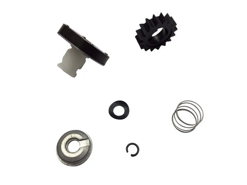 Solid As A Rock Starter Drive Gear Repair Kit With 16 Teeth For Briggs Stratton And Toro Lawn Tractors showing 16 tooth gear, return spring, and components.
