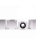 SCS20UU 20mm Linear Motion Bearing Slides 1Pc For CNC Parts 3D Printer Parts And Precision Machine Tools Smooth Quiet Durable Linear Guide For Precise Motion, aluminum bearing blocks front view