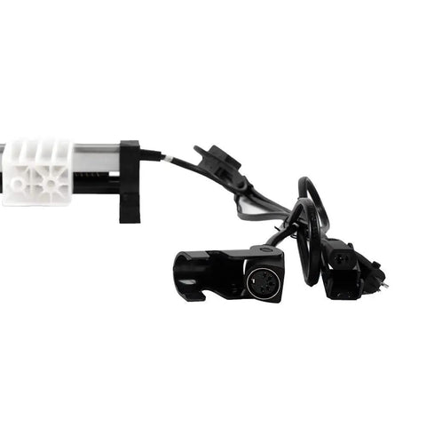 Swap Your Busted Recliner Motor for This Sick Heavy Duty Actuator Kit Fixin to Revamp Your Sofa Lift Chair with Model KDPT007-100 Including 5 Pin Hand Control and 2 Pin Round Connectors for Smooth Glide Action - close-up of KDPT007 actuator with wire connectors.