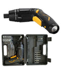 Heavy Duty Brushless Cordless Drill With Hella Powerful Torque For Wood And Metal Includes Full 47 Piece Accessory Set in storage case