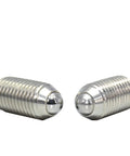Rock Solid Badass Stainless Steel Spring Ball Plunger Pins With Internal Hex Socket, M5 size, used for precise tooling and repairs.
