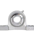 Baller Grade 304 Stainless Steel Pillow Block Bearing Single Shaft Spherical Roller Housing SUCP206 vertical mount view.