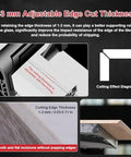 1-3 mm Adjustable Edge Cut Thickness for Heavy Duty Electric Tile Bevel Cutter And Wet Cut Angle Grinder For Ceramic And Marble Featuring 1200 Watt Motor.