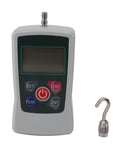 Top Shelf Digital Force Gauge 30N To 300N Handheld Push Pull Tester with display and hook attachment for accurate measurements.