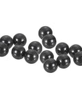 12 Pcs 5mm Silicon Nitride Ceramic Bearing Balls G10 Precision Grade in black for automotive repair and robotics projects.