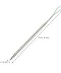 Five-Piece Steel Drawstring Threader Tool Set For Sweatpants And Elastic Waistbands, 17cm steel threader with loop