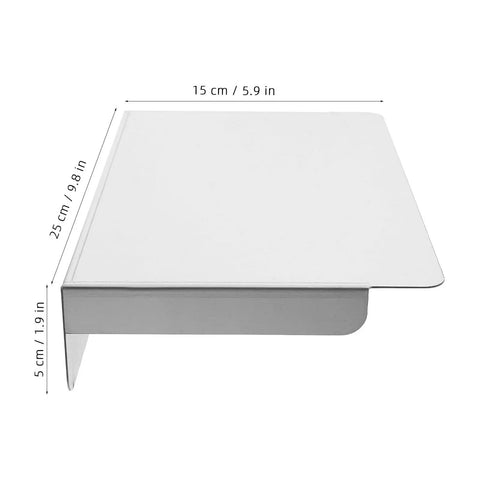 Heavy Duty Stainless Steel Ev Charger Rain Cover Weather Resistant Outdoor Charging Station Housing showing dimensions and design.