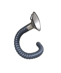 Flexible duct and funnel of Portable Welding Fume Extractor With Adjustable Fume Arm And Flexible Duct For Workshop Ventilation And Welding Pro Grade Metal Construction Movable Base Ideal For Fabrication Shops And Busy Garages