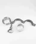 Tri Clamp Set 0.5 Inch Through 10 Inch Stainless SUS316L Sanitary Weld Ferrule Pipe Fittings With PTFE Gasket Food Grade Dairy Brewery Ready Durable Clamp Assembly For Quick Leak Free Easy Fit shown