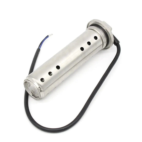 Rock Solid 0 190 Ohm Holding Tank Level Sensor with stainless steel housing and wiring for fuel water sewage tracking.