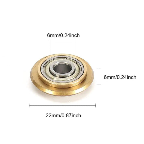 Two Pack Built Like A Tank Tile Cutter Replacement Wheel Featuring Premium Tungsten Carbide Bearing dimensions and details