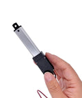 Heavy Duty Electric Linear Actuator 12V Dc Motor Featuring 30Mm Or 50Mm Stroke for Industrial Automation, held in hand.