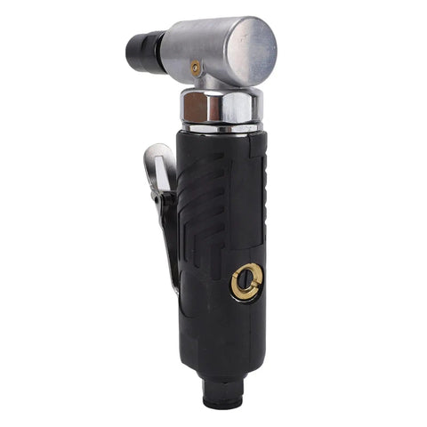 Heavy Duty 90 Degree Pneumatic Right Angle Die Grinder Roaring At 12000 RPM With Tough As Nails Handle for rust removal.