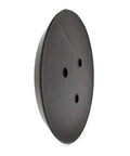 Five Inch Adhesive Back Sanding Pad For Random Orbit Sander Attachments Knockout PSA Grip with three holes for dust collection.