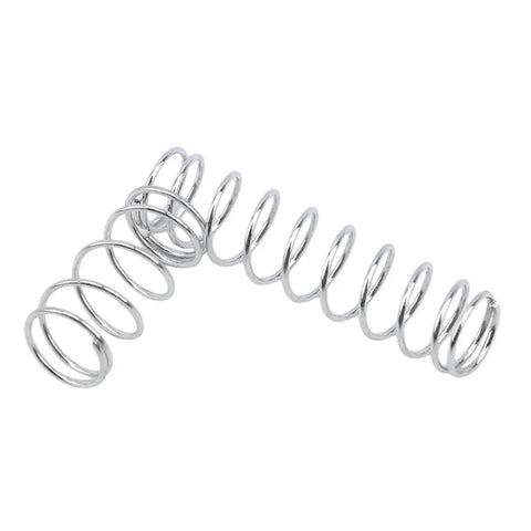 Close-up of metal spring from 200-Piece Extension Springs Kit With Storage Box, Must-Have Heavy-Duty Compression And Tension Springs