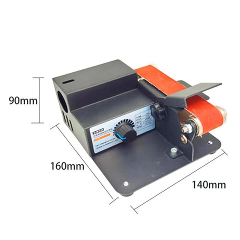 Pro Level Micro Belt Sander And Polisher No Hassle Stepless Speed Control Tough Metal Body high-precision tool for rust removal