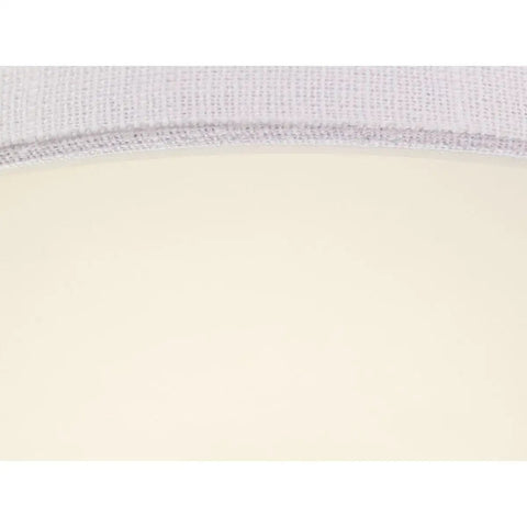 Detailed view of Cool One Light LED Flush Mount Ceiling Light in Graphite Finish, close-up of etched glass diffuser, modern style