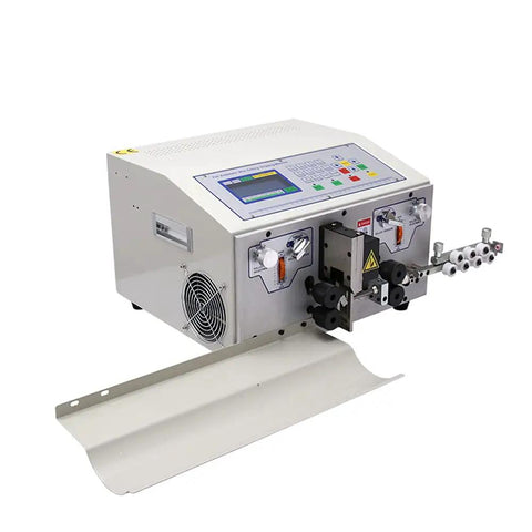 Heavy Duty Automatic Cable Cutting And Stripping Machine Digital Control for efficient 0.2 to 10mm2 wire processing.