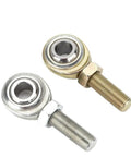 Built Like A Tank Two Pack Half Inch Bore Rod End Heim Joint featuring metal threading and bearings for suspension parts.