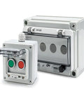 Emergency Stop Push Button Box IP65 22mm Momentary Red Green Start Stop Buttons And Selector Switch Integrated Control